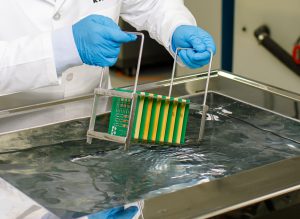 electronics assembly cleaning process